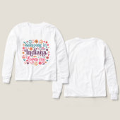 Someone in Indiana Loves Me Boho Hippie Design (Voorkant /achterkant)