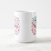 Someone in Indiana Loves Me Boho Hippie Design Magische Mok (Midden)