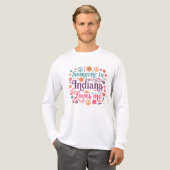 Someone in Indiana Loves Me Boho Hippie Design Tri-Blend Shirt (Voorkant)