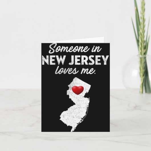 Someone In New Jersey Loves Me - New Jersey Nj Kaart (Voorkant)