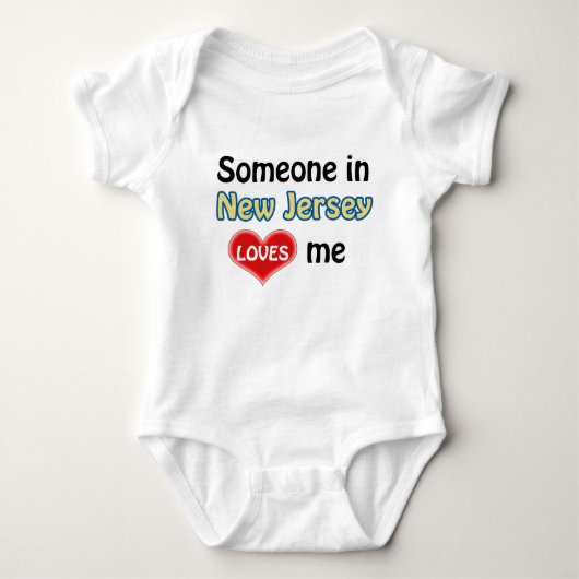 Someone in New Jersey loves me Romper (Voorkant)