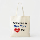 Someone in New York loves me Tote Bag (Voorkant)