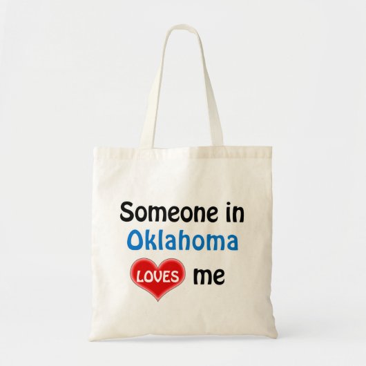 Someone in Oklahoma loves me Tote Bag (Voorkant)