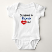 Someone in Phoenix loves me Romper (Voorkant)
