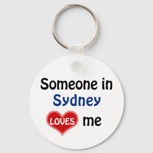 Someone in Sydney loves me Sleutelhanger (Voorkant)