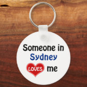 Someone in Sydney loves me Sleutelhanger (Voorkant)