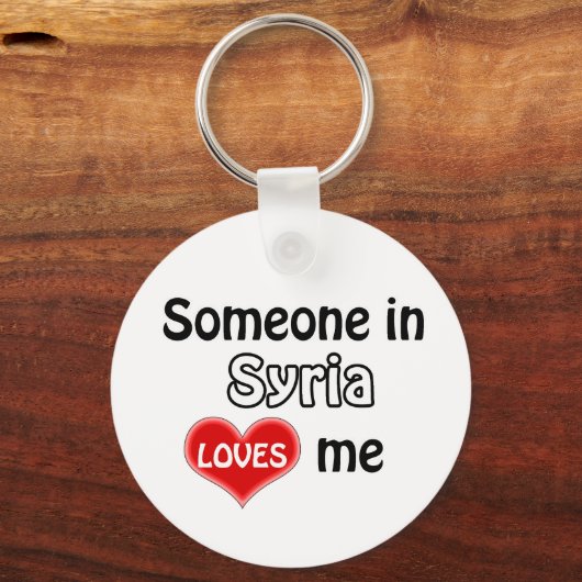 Someone in Syria Loves me Sleutelhanger (Voorkant)