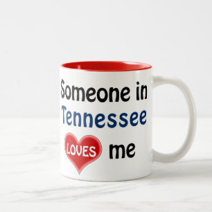Someone in Tennessee loves me Tweekleurige Koffiemok