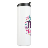 Someone in Texas Love Me - Retro Texas Hippie Art Thermosbeker (Gedraaid links)