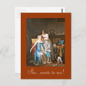 Someone ruikt naar de letter.!! briefkaart (Voorkant / Achterkant)