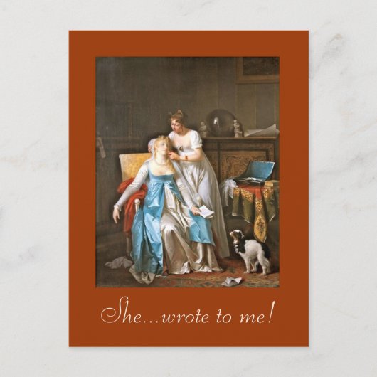 Someone ruikt naar de letter.!! briefkaart (Voorkant)