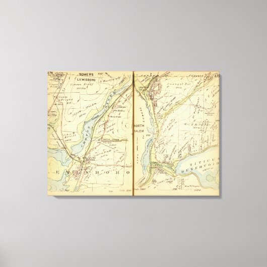 Somers, New York 2 Canvas Afdruk (Voorkant)