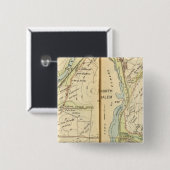 Somers, New York 2 Vierkante Button 5,1 Cm (Voorkant /achterkant)