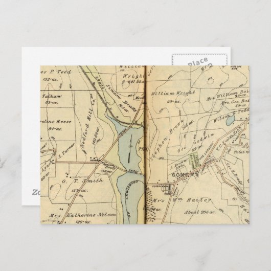 Somers, New York Briefkaart (Voorkant / Achterkant)