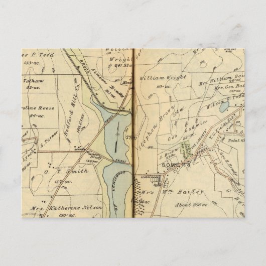 Somers, New York Briefkaart (Voorkant)