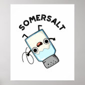 Somersalt Cute Somersault Salt Pun Poster (Voorkant)