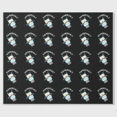 Somersalt Funny Somersault Salt Pun Dark BG Cadeaupapier (Vlak)