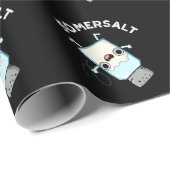 Somersalt Funny Somersault Salt Pun Dark BG Cadeaupapier (Rol Hoek)