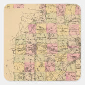 Somerset County Vierkante Sticker (Voorkant)