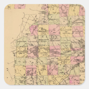 Somerset County Vierkante Sticker