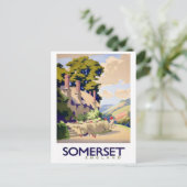 Somerset England vintage Briefkaart (Staand voorkant)