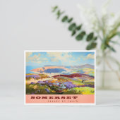 Somerset England vintage Briefkaart (Staand voorkant)