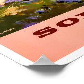 Somerset England vintage travel Poster (Hoek)