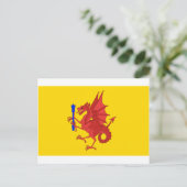 Somerset Flag Briefkaart (Staand voorkant)
