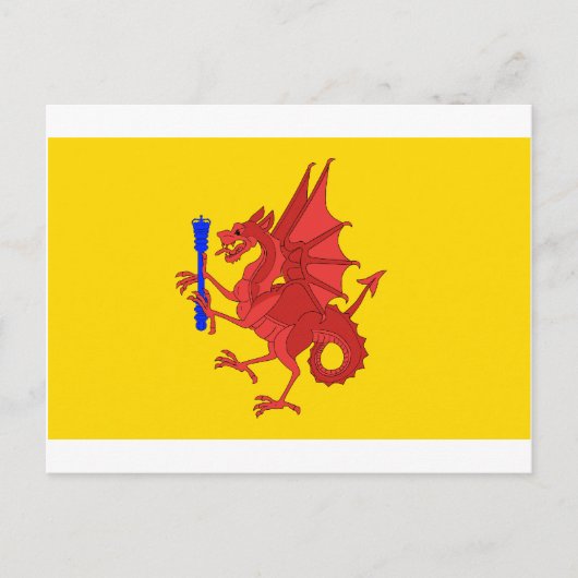 Somerset Flag Briefkaart (Voorkant)