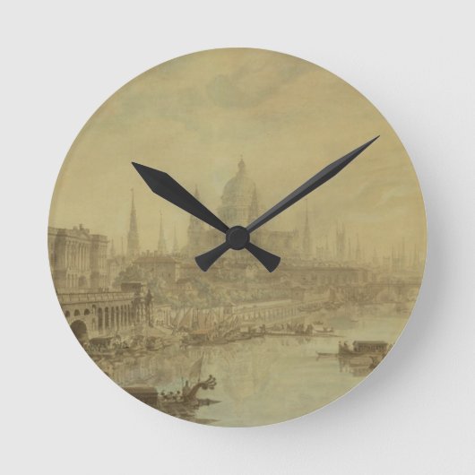 Somerset House, St. Paul's Cathedral en Blackfria Ronde Klok (Voorkant)