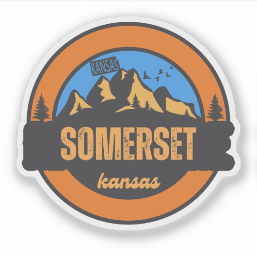 Somerset, Kansas Sticker (Voorkant)