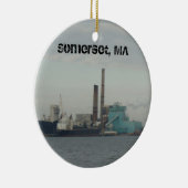 Somerset, MA Keramisch Ornament (Rechts)