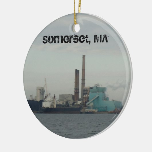 Somerset, MA Keramisch Ornament (Links)