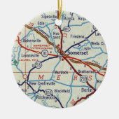 Somerset PA Keramisch Ornament (Voorkant)