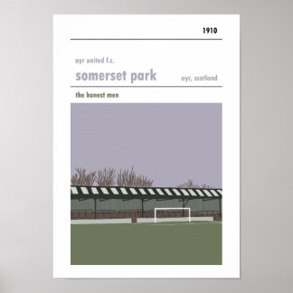Somerset Park, Ayr Haynes Manual Style Print. Poster