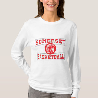 Somerset Spartan Basketball Long-sleeve vrouwen T-shirt