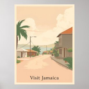 Somerset Village, Jamaica – Illustratie uit vroege Poster