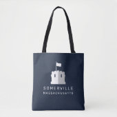 Somerville Massachusetts Canvas tas (Voorkant)