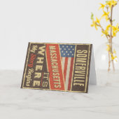 Somerville Massachusetts Kaart (Gele Bloem)