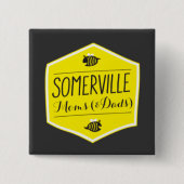 Somerville Moms Logo Button Black (Voorkant)