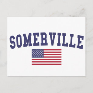 Somerville US Flag Briefkaart