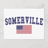 Somerville US Flag Briefkaart (Voorkant)