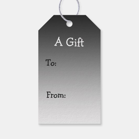 Somethin voor Ya Black Cat Gift Labels Cadeaulabel (Achterkant)