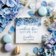 Something Blue Before I Do Blauwe Hortensia Bruids