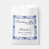 Something Blue Before I Do Bloemig Bruidsfeestje Bedankzakje (Voorkant)
