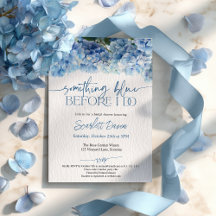 Something Blue Before I Do Blue Hydrangea Bridal