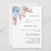 Something blue before I do boho Bridal Shower Kaart (Voorkant)