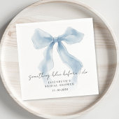 Something Blue Before I Do Bow Bridal Shower Servet