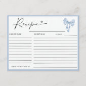 Something Blue Before I Do Bow Request Informatiekaartje (Voorkant)