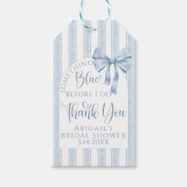 Something Blue Before I Do Bow Thank you Cadeaulabel